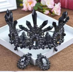 Black Fairy Crystal Crown | Crowns And Tiaras | Crowns And Tiaras
