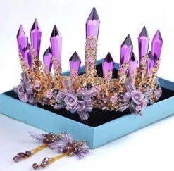 Purple Fairy Crystal Crown | Crowns And Tiaras | Crowns And Tiaras