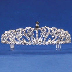 Rhinestone Scalloped Tiara | Crowns And Tiaras | Tiaras And Crowns