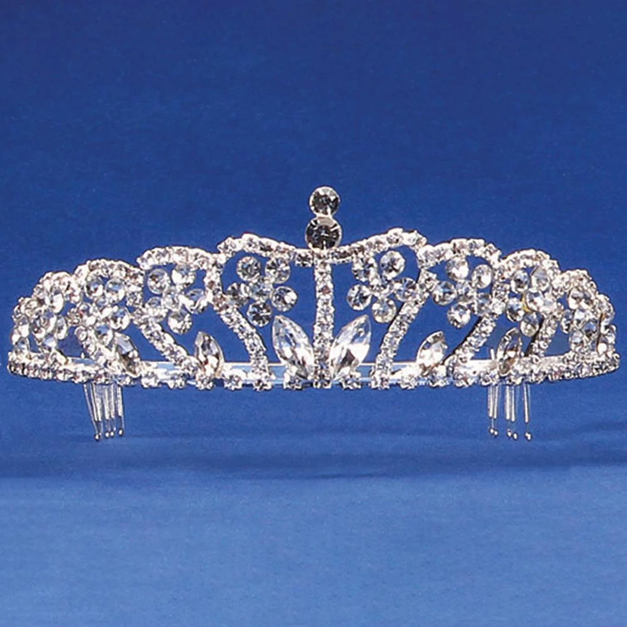 Rhinestone Scalloped Tiara | Crowns And Tiaras | Tiaras And Crowns 1 Rhinestone Scalloped Tiara | Crowns And Tiaras | Tiaras And Crowns