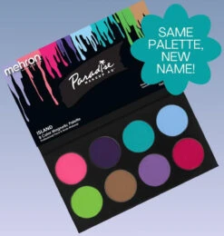 Paradise 8 Color Makeup Pallete Island Pastel | Mehron | Makeup