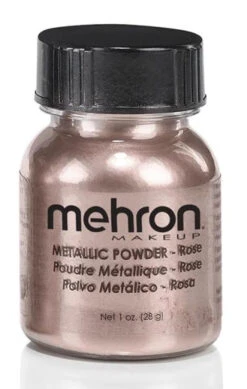 Metallic Powder 1 Oz Rose Gold | Mehron | Makeup