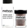 Metallic Powder With Mixing Liquid Bronze | Mehron | Makeup
