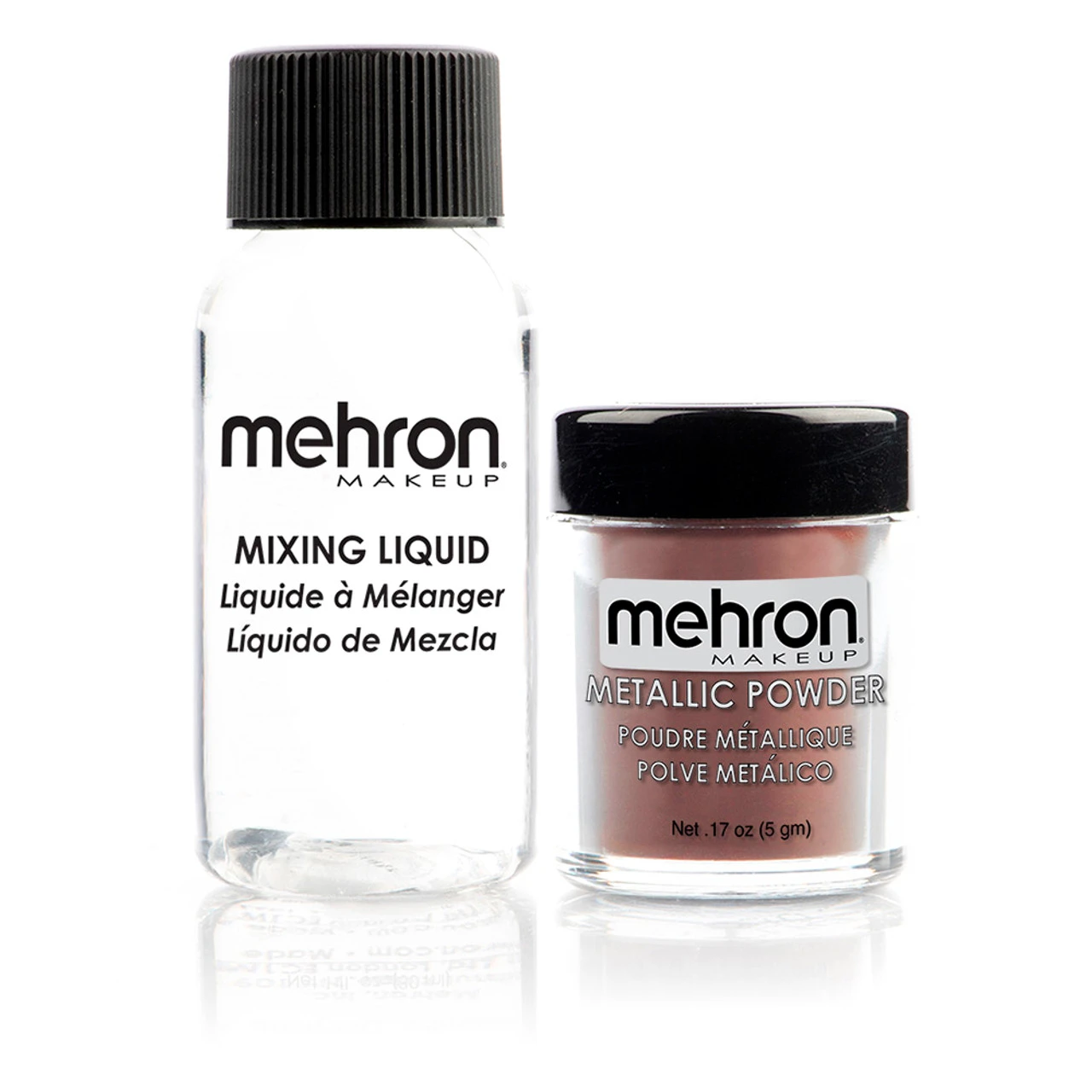 Metallic Powder With Mixing Liquid Copper | Mehron | Makeup 1 Metallic Powder With Mixing Liquid Copper | Mehron | Makeup