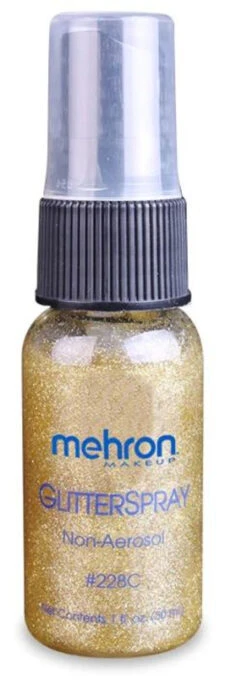 Glitterspray Gold | Mehron | Makeup