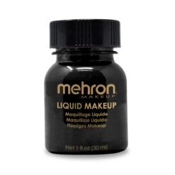 Liquid Makeup 1 Oz Black | Mehron | Makeup