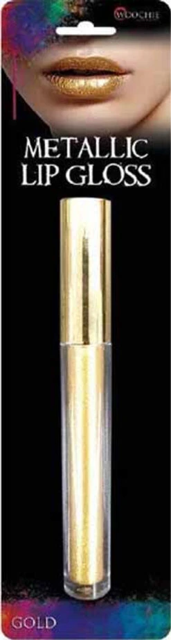 Metallic Lip Gloss Gold | Woochie | Makeup