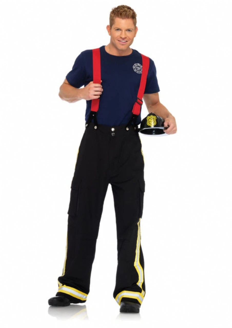 Fire Captain Fire Fighter Costume | Fireman | Mens Costumes 1 Fire Captain Fire Fighter Costume | Fireman | Mens Costumes
