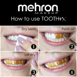 Tooth FX Temporary Tooth Paint Nicotine | Mehron | Makeup 7 Tooth FX Temporary Tooth Paint Nicotine | Mehron | Makeup -The Costume Shop 621Q28520 20four 87781.1749735334