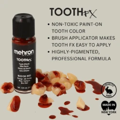 Tooth FX Temporary Tooth Paint Blood | Mehron | Makeup 6 Tooth FX Temporary Tooth Paint Blood | Mehron | Makeup -The Costume Shop 621Q28720 20three 86800.1749735772