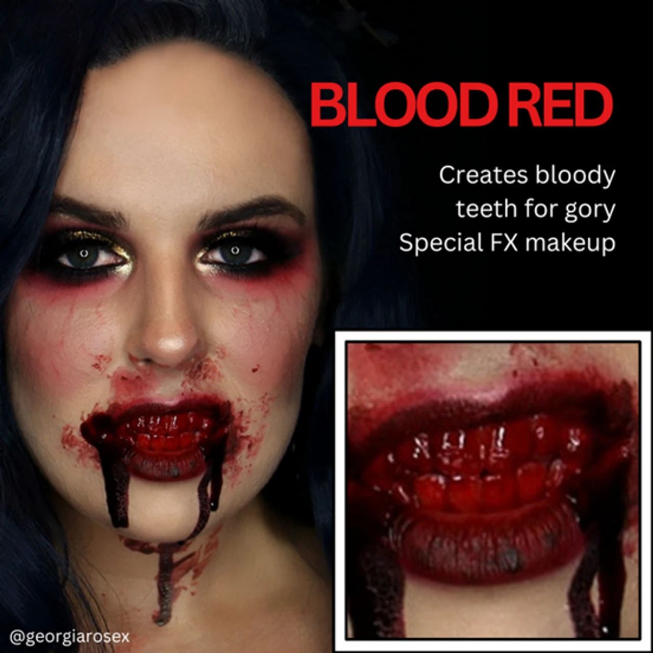 Tooth FX Temporary Tooth Paint Blood | Mehron | Makeup 2 Tooth FX Temporary Tooth Paint Blood | Mehron | Makeup - Image 2