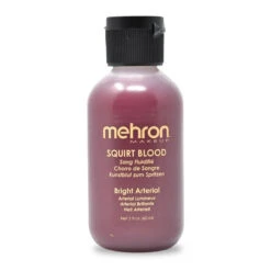 Squirt Blood 2 Oz Bright Arterial | Fake Blood | Mehron | Makeup