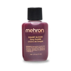 Squirt Blood .5 Oz Bright Arterial | Fake Blood | Mehron | Makeup