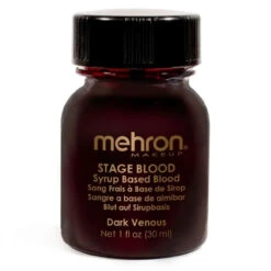 Stage Blood 1 Oz Dark Veinous | Mehron | Makeup