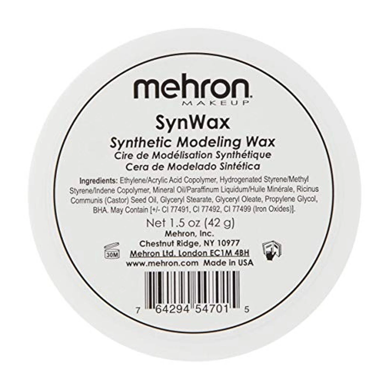 Synwax 1.5 Oz | Mehron | Makeup 1 Synwax 1.5 Oz | Mehron | Makeup