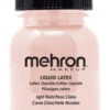 Liquid Latex With Brush 1 Oz Light Flesh | Mehron | Makeup