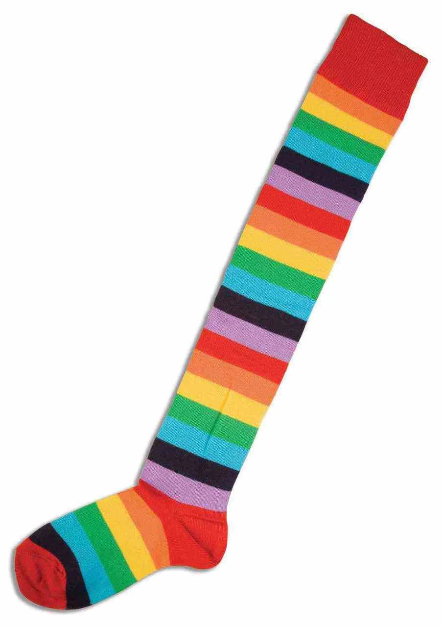 Multi Coloured Clown Socks | Circus | Legwear And Tights 1 Multi Coloured Clown Socks | Circus | Legwear And Tights