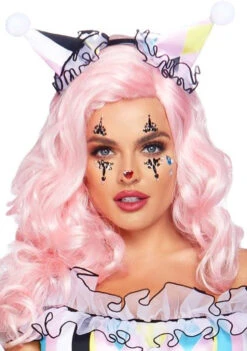 Harlequin Face Jewels Black | Body Art GemsLeg Avenue | Makeup