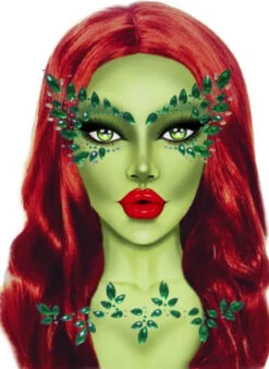 Poison Ivy Face Jewels | Body Art Gems | Leg Avenue | Makeup