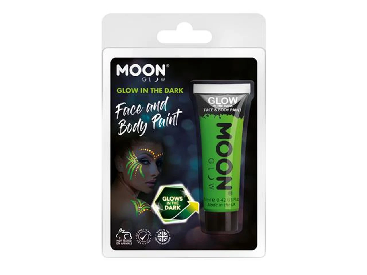 Glow In The Dark Paint Green | Moonglow | Makeup 1 Glow In The Dark Paint Green | Moonglow | Makeup