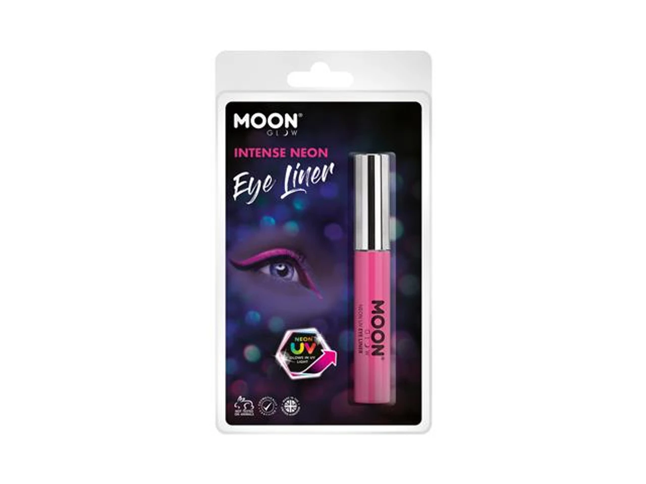 Neon UV Eyeliner Pink | Moonglow | Makeup 1 Neon UV Eyeliner Pink | Moonglow | Makeup