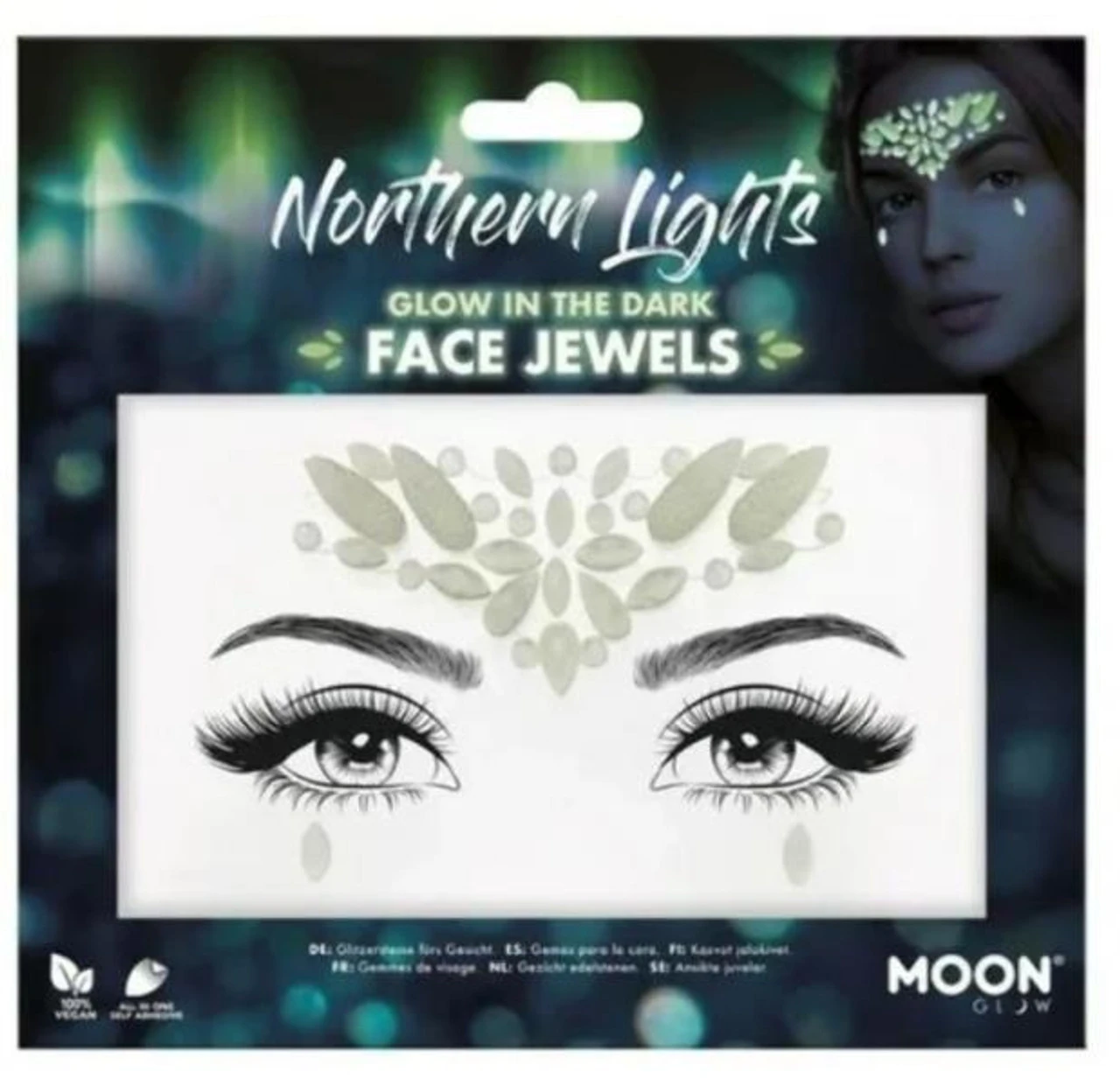 Face Jewels Northern Lights | Moonglow | Makeup 1 Face Jewels Northern Lights | Moonglow | Makeup