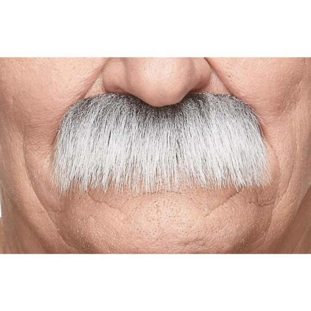 Grandpa | Grey And White | European Moustaches | Applications And Prosthetics 1 Grandpa | Grey And White | European Moustaches | Applications And Prosthetics