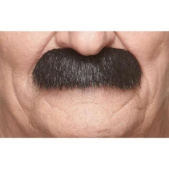 Grandpa | Shiny Black | European Moustaches | Applications And Prosthetics