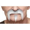 Biker | Grey & White | European Moustaches | Applications And Prosthetics
