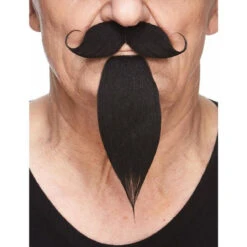 Barbershop & Beard | Black | European Moustaches | Applications And Prosthetics