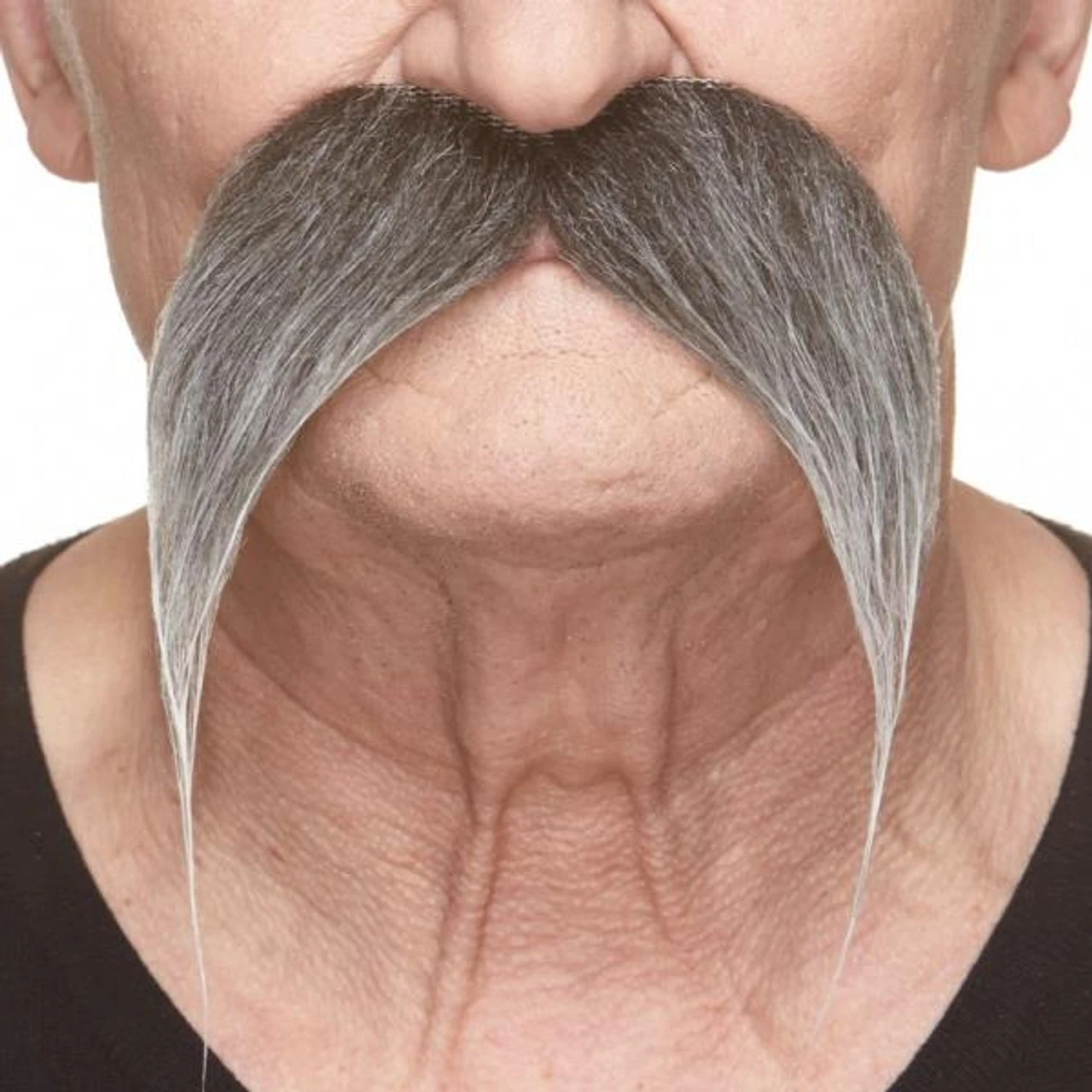 Long Western | Salt And Pepper | European Moustaches | Applications And Prosthetics 1 Long Western | Salt And Pepper | European Moustaches | Applications And Prosthetics
