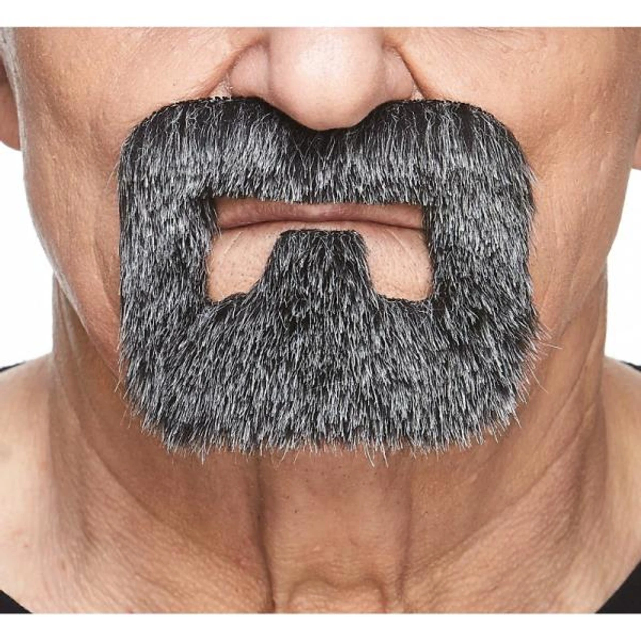 Biker Goatee | Salt And Pepper | European Moustaches | Applications And Prosthetics 1 Biker Goatee | Salt And Pepper | European Moustaches | Applications And Prosthetics