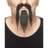 Fu Manchu | Black | European Moustaches | Applications And Prosthetics