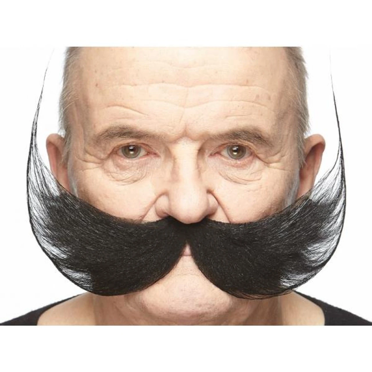 Large Bushy Moustache Black | European Moustaches | Applications And Prosthetics 1 Large Bushy Moustache Black | European Moustaches | Applications And Prosthetics
