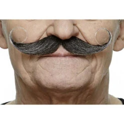 Vaudevillian | Salt And Pepper | European Moustaches | Applications And Prosthetics