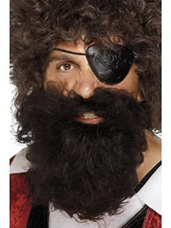 Pirate Beard Brown | Smiffys | Applications And Prosthetics