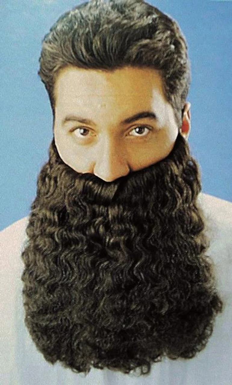 Large Curly Beard Black | HMS | Applications And Prosthetics 1 Large Curly Beard Black | HMS | Applications And Prosthetics