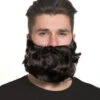 Small Curly Beard Black | HMS | Applications And Prosthetics