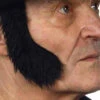 Sideburns 6 X 13 Black | European Moustaches | Applications And Prosthetics