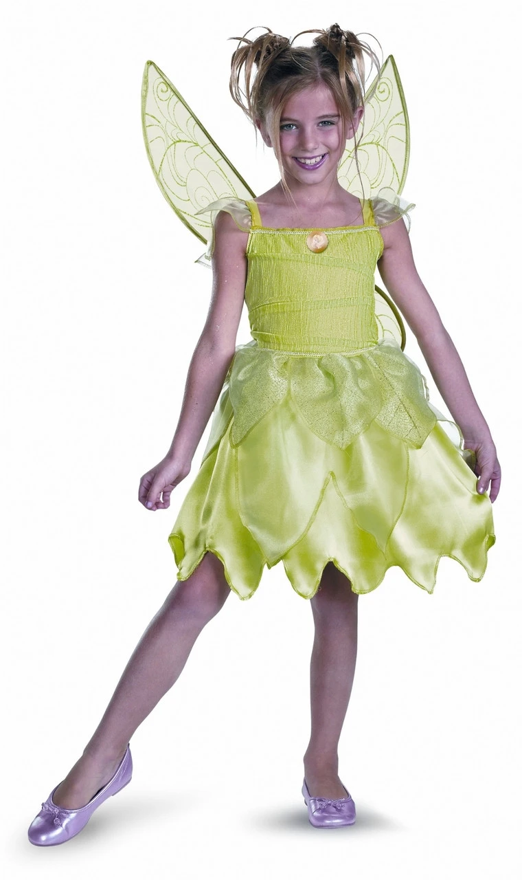 Tinker Bell Fairy Peter Pan Costume | Peter Pan | Childrens Costumes 1 Tinker Bell Fairy Peter Pan Costume | Peter Pan | Childrens Costumes