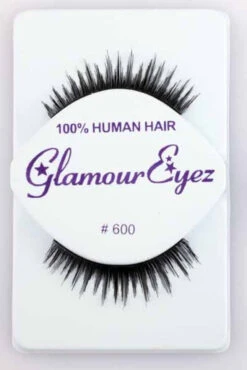 Black # 600 Glamour Eyez Eyelashes | Westbay Wigs | False Eyelashes | Applications And Prosthetics