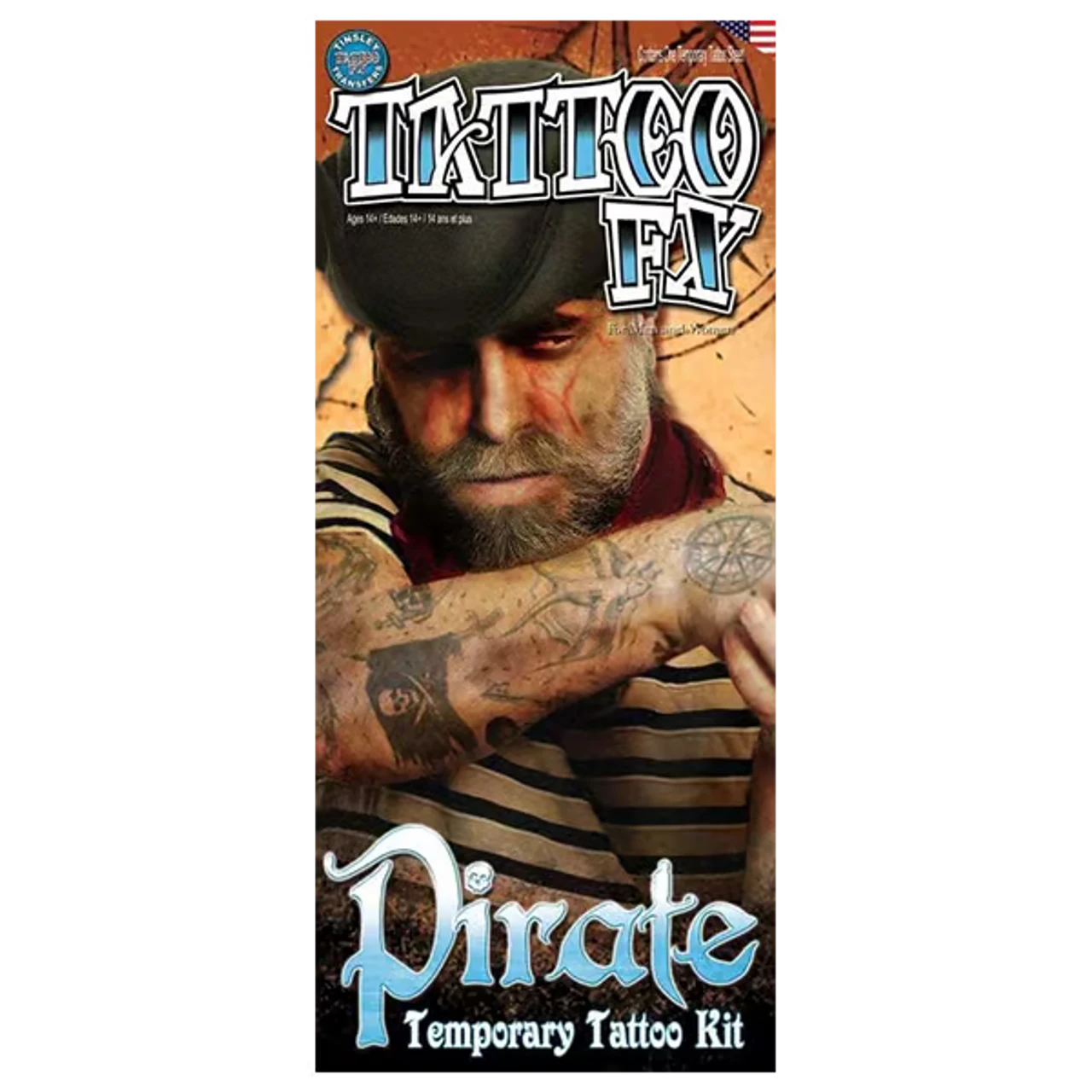 Buccaneer Pirate Tattoo FX | Tinsley | Temporary Tattoos 1 Buccaneer Pirate Tattoo FX | Tinsley | Temporary Tattoos