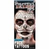 Sugar Man Face Tattoo FX | Day Of The Dead | Tinsley | Temporary Tattoos