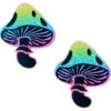 Neva Nude Blacklight Chunky Glitter Toadstool Pasties | Festivals | Applications And Prosthetics