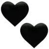 Neva Nude Vinyl DomSquad Heart Pasties | Festivals | Applications And Prosthetics