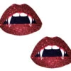 Neva Nude Vampire Glitter Blacklight Pasties | Festivals | Applications And Prosthetics