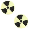 Neva Nude Radioactive Glow Black Glitter Pasties | Festivals | Applications And Prosthetics