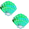Neva Nude Greenish Blue Sequin Mermaid Shell Pasties | Festivals | Applications And Prosthetics