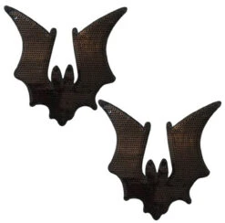 Neva Nude Large Bat Sequin Pasties | Festivals | Applications And Prosthetics