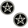 Neva Nude Wicca Black Glitter Pasties | Festivals | Applications And Prosthetics